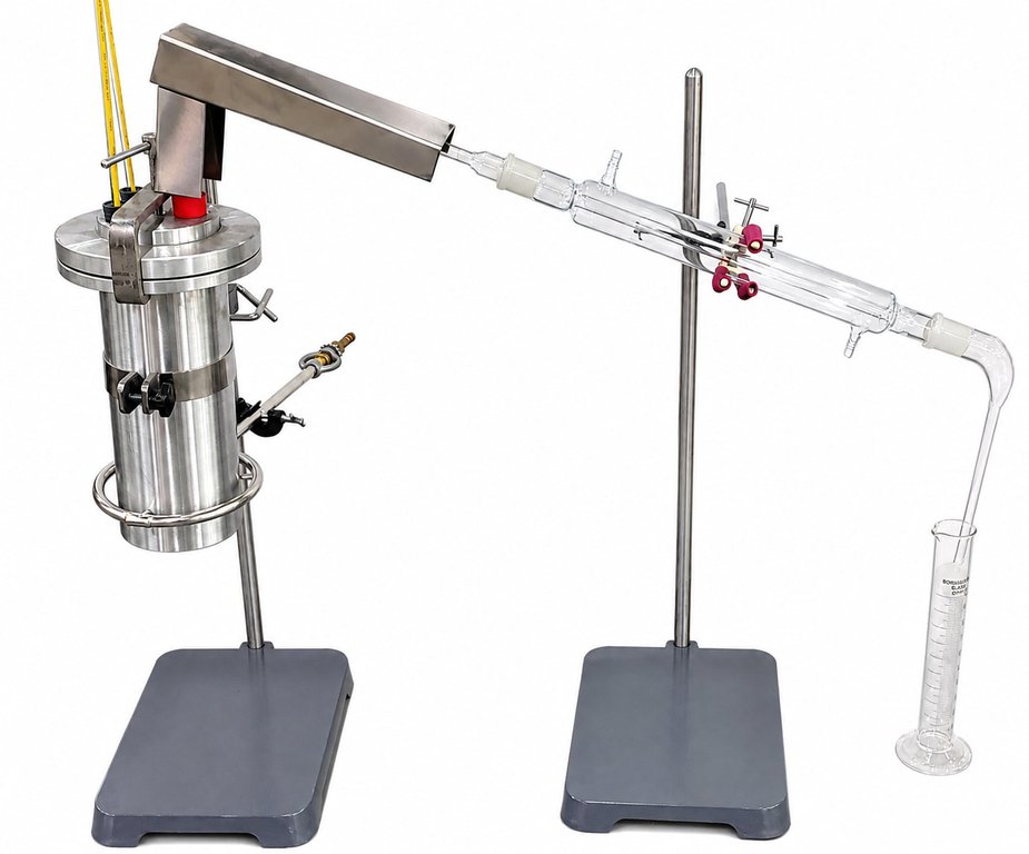 APPARATUS FOR DISTILLATION OF EMULSIFIED ASPHALT - (WITH RING BURNER) - (ASTM D244, ASTM D6997) - WITH ACCESSORIES 
