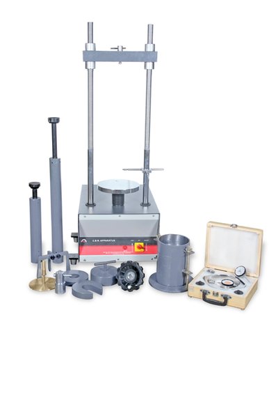 IS 2720, 9669 - ELECTRIC OPERATED LABORATORY CBR APPARATUS - WITH 10 KN PROVING RING