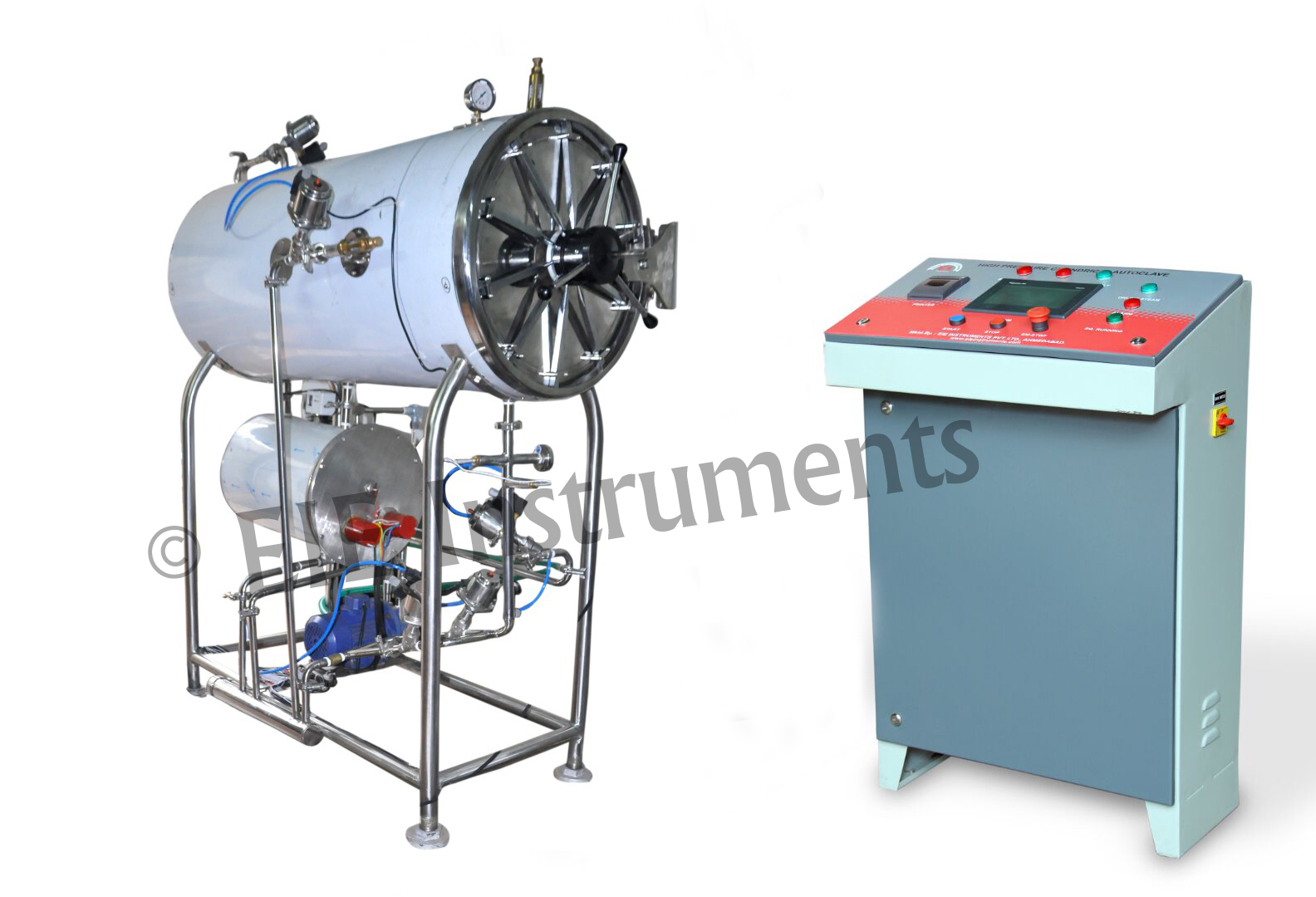 HIGH PRESSURE CYLINDRICAL HORIZONTAL STERILIZER