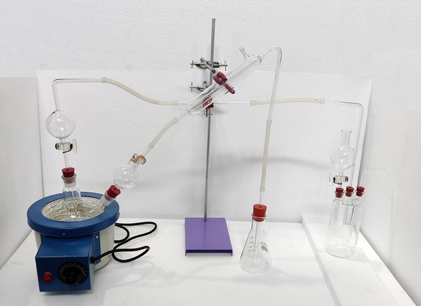 SULPHIDE SULPHUR TEST OF SLAG CEMENT WITH ACCESSORIES