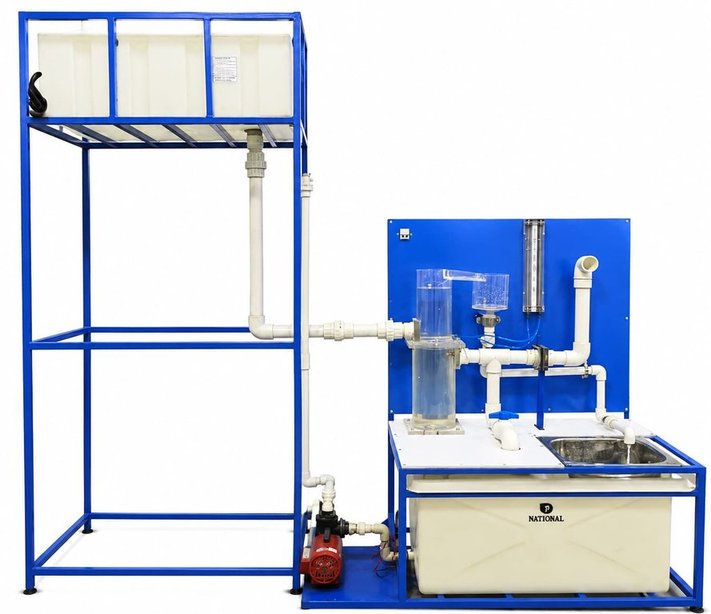 PERMEABILITY APPARATUS FOR GEOTEXTILE-(MANUAL OBSERVATION)-(ASTM D4491, EN ISO 11058)-CONSTANT HEAD TEST-NO LOAD CONDITION