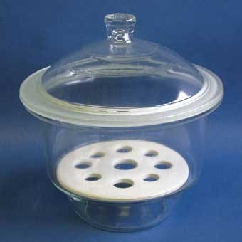 DESICCATOR - BOROSILICATE GLASS - 200 MM-