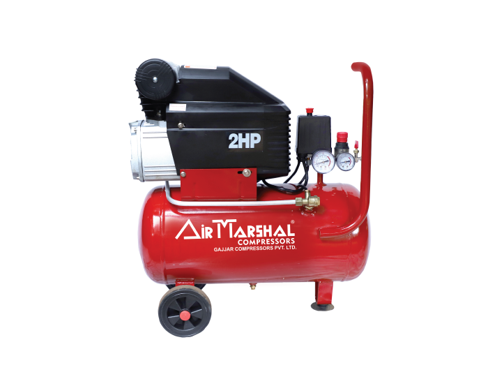 2 HP AIR COMPRESSOR WITH 25 LTR. TANK